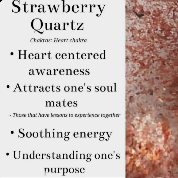 BUTTERFLY STRAWBERRY QUARTZ CARVED CRYSTAL NEW HEALING STONE - Picture 4 of 9